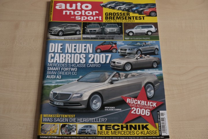 Deckblatt Auto Motor und Sport (01/2006)